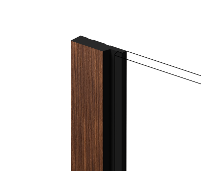 Финишный молдинг LF124A BR396K HI WOOD 42мм х 12мм х 2,7м (48 шт.)